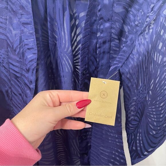 Coldwater Creek Button Down Blouse - Picture 5 of 7